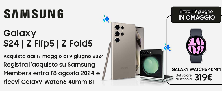 Samsung ti regala uno smartwatch